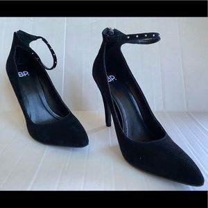 BP. Janel Ankle Strap Pump Black
